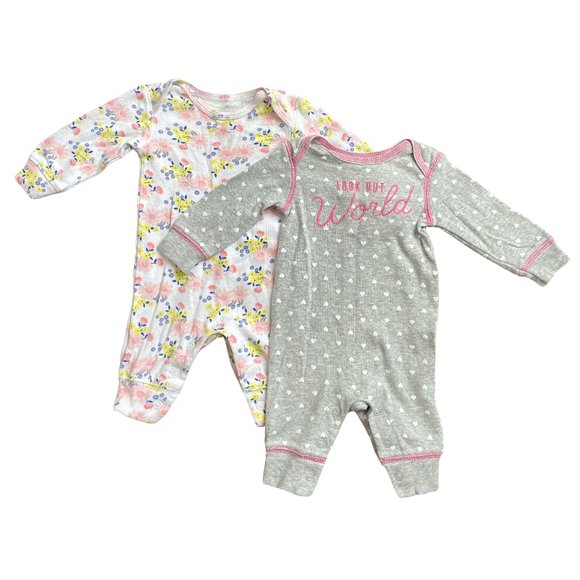 Simple Joys by Carter's Jumpsuits 2 Pack - Newborn - Picture 1 of 1